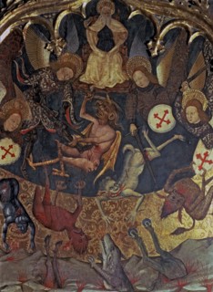 'The rebellion of the Angels', table of the altarpiece of Saint Michael, in the church of Santa ?