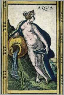 'Water', coloured engraving from the book 'Le Theatre du monde' or 'Nouvel Atlas', 1645, created?