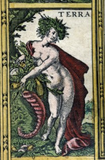 'Earth', coloured engraving from the book 'Le Theatre du monde' or 'Nouvel Atlas', 1645, created?