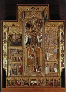 Altarpiece of St. Ursula, from the parish church of Cubells (Lleida).