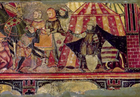 Martyrdom of St. Ursula and her companions in Cologne at the hands of the Huns and beheading of t?