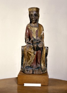 Virgin and Child, polychromed sculpture.