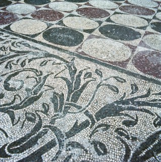 Mosaic from the Baths of Caracalla.
