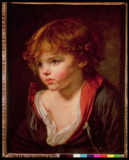 'Blond child with opened shirt' by Jean Baptiste Greuze.