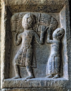 Monastery of Santa Maria de Ripoll. Bas-relief in the arch of the façade in which the 12 months o?