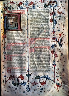 Codex 'Consulat del mar' (Sea consulate). Detail of the writing in a page.