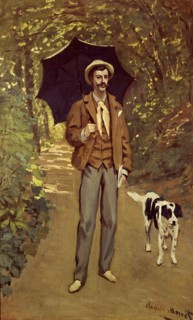 'Man with umbrella', 1867.