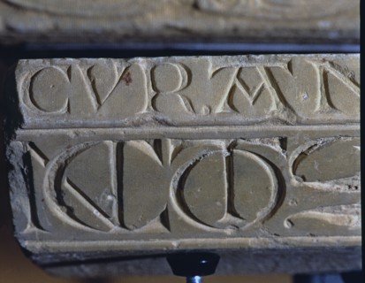 'Inscription of an impost', sculptural relief, marble, c. 1160-1165, by the Master of Cabestany,?