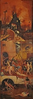The Hay cart' (right panel), by El Bosco.