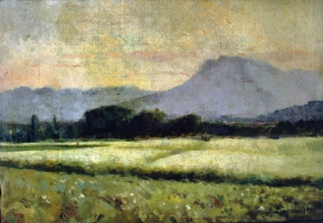 Landscape', 1889, by Josep Berga.