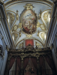 Imposition of the Chasuble to St Ildefonso', painting attributed to Francisco Bayeu that is in th?