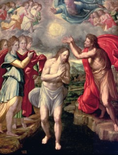 Baptism of Christ' by Juan Fernandez de Navarrete.