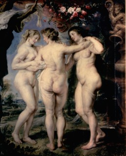 'The Three Graces', work of Peter Paul Rubens.