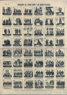 Easter, Alleluia of the Good Friday processions and Corpus in Madrid, editorial Hernando de Madri?