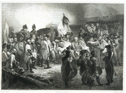 Death of General Marceau in September 1796 after being wounded and taken prisoner by the Archduke?