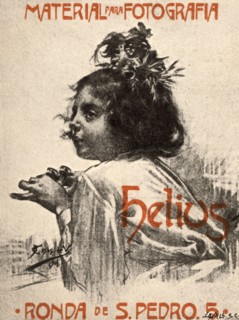 Postcard. Advertising of Helios trademark from a photography. Barcelona, 1901.