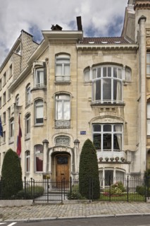 Hotel van Eetvelde, 2 Av. Palmerston, Brussels, Belgium, (1898), c2014-2017. Artist: Alan John Ainsworth.