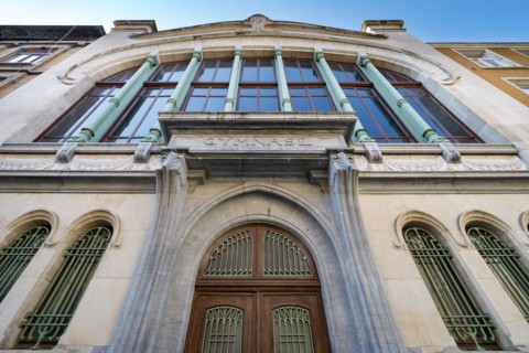 Ecole Josaphat, facing 30 Rue de la Ruche, (1907), c2014-2017. Artist: Alan John Ainsworth.