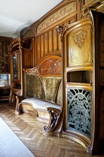 Banquette bibliotheque au mineur, 1902, (c2014-2017). Artist: Alan John Ainsworth.