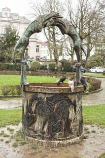 Le Puit des Levriers, Place Fernand Cocq, (1914-1920), c2014-2017. Artist: Alan John Ainsworth.