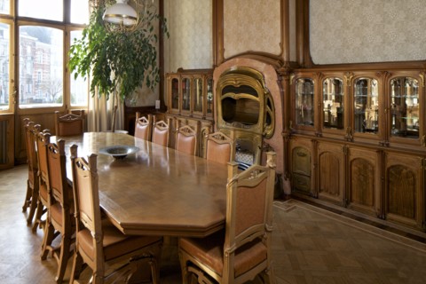 Interior-Hotel van Eetvelds, Av. Palmeston, Brussels, Belgium, (1895), c2014-2017. Artist: Alan John Ainsworth.
