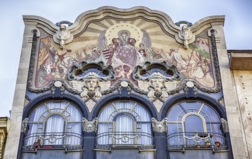 Former Building of Torok Bank, Budapest, Hungary, (1906), c2014-2017. Artist: Alan John Ainsworth.