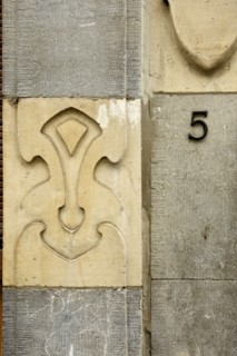 Miscellaneous Brussels art nouveau details, Belgium, c2014-c2017. Artist: Alan John Ainsworth.