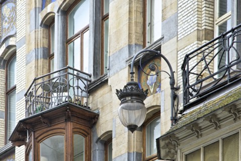 Avenue Jean Volders/Rue Vanderschrick, Brussels, Belgium, (1904), c2014-c2017. Artist: Alan John Ainsworth.