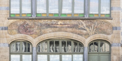 Maison-Atelier Louise de Hem, 15-17 Rue Darwin, Brussels, Belgium, (1902-1905), c2014-c2017. Artist: Alan John Ainsworth.