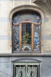 Miscellaneous Brussels art nouveau details, Belgium, c2014-c2017. Artist: Alan John Ainsworth.