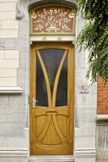 Miscellaneous Brussels art nouveau details, Belgium, c2014-c2017. Artist: Alan John Ainsworth.