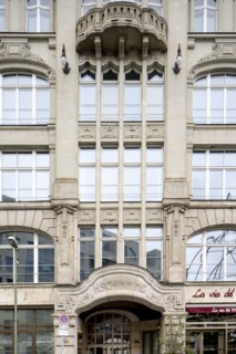 H Schwimming, Jugenstil building, Mauerstrasse, Berlin, Germany, 2018. Artist: Alan John Ainsworth.