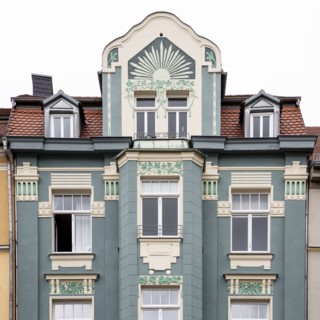 Jugenstil House, Graben 32, Weimar, Germany, (1904), 2018. Artist: Alan John Ainsworth.