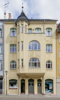 Jugenstil house, House, Graben 41, Weimar, Germany, 2018. Artist: Alan John Ainsworth.