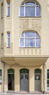 Jugenstil house, House, Graben 41, Weimar, Germany, 2018. Artist: Alan John Ainsworth.