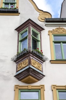 Jugenstil house, House, Untergraben 13, Weimar, Germany, (1905), 2018.. Artist: Alan John Ainsworth.