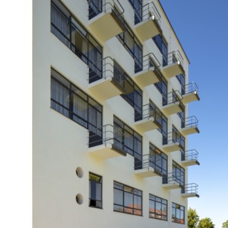 Balconies. The Bauhaus building, Dessau, Germany, 2018. Artist: Alan John Ainsworth.