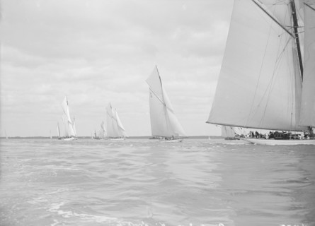 First leg of King's Cup yacht race, 1913. Creator: Kirk & Sons of Cowes.