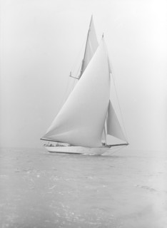 The schooner 'Meteor IV', 1913. Creator: Kirk & Sons of Cowes.