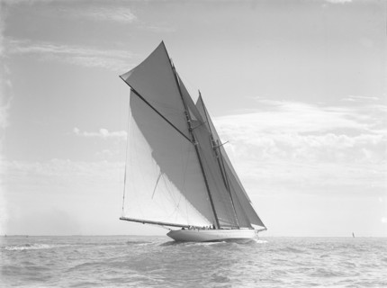 The schooner 'Meteor IV', 1911. Creator: Kirk & Sons of Cowes.