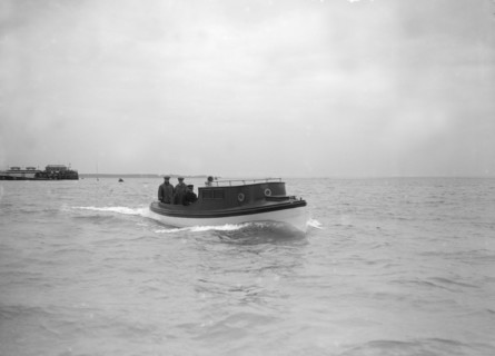 Mitcham 35ft steel motor launch. Creator: Kirk & Sons of Cowes.
