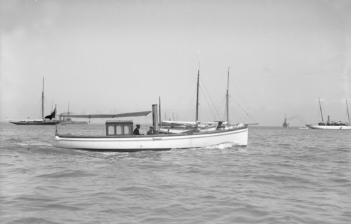W. White & Sons launch, 1911. Creator: Kirk & Sons of Cowes.