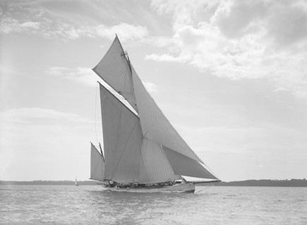 The yawl 'Betty', 1911. Creator: Kirk & Sons of Cowes.