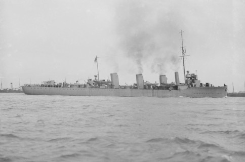 'HMS Faulknor', 1914. Creator: Kirk & Sons of Cowes.
