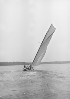 The sailing yacht 'The Truant', July 1912. Creator: Kirk & Sons of Cowes.