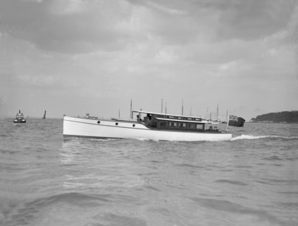 Wolseley 45ft cabin launch. Creator: Kirk & Sons of Cowes.
