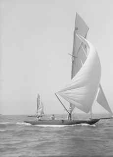 The 8 Metre class 'Termagent' and 'Endrick', 1911. Creator: Kirk & Sons of Cowes.