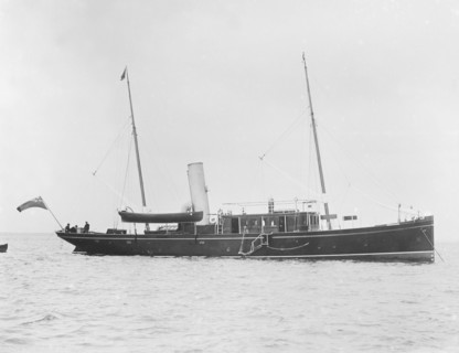 The steam yacht 'Oriana'. Creator: Kirk & Sons of Cowes.