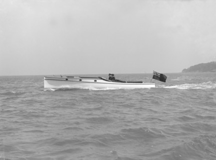 The Wolseley motor launch 'Maia', 1914. Creator: Kirk & Sons of Cowes.
