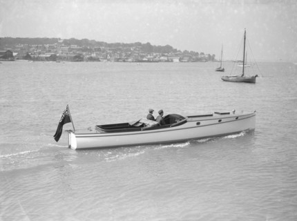 Wolseley motor launch, 1914.  Creator: Kirk & Sons of Cowes.
